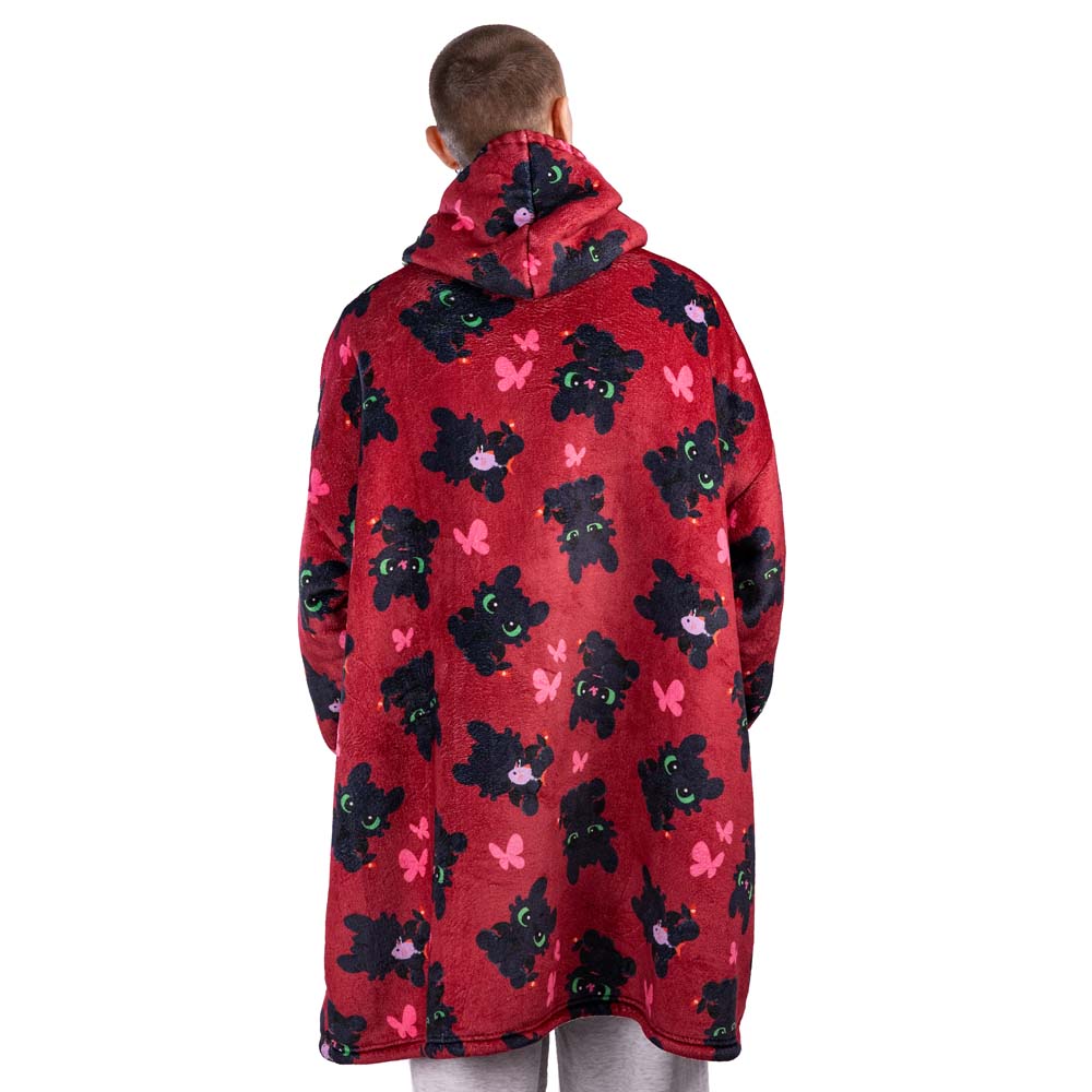 How to Train Your Dragon - Toothless Chibi Oversized Blanket Hoodie - Packshot 5