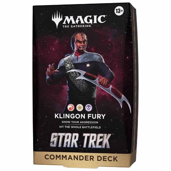 Magic: The Gathering - TCG - Star Trek Commander Deck - Klingon Fury - Packshot 1