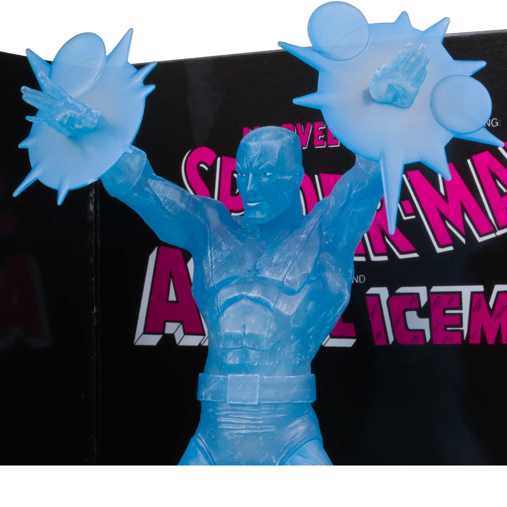 Marvel - X-Men - Iceman (Marvel Tales #229) Red Platinum Edition 1/6 Scale Figure with Comic Book - Packshot 3