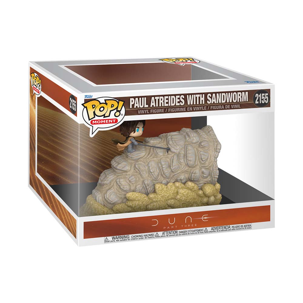 Dune: Part Three - Paul Atreides with Sandworm Pop! Moment - Packshot 2
