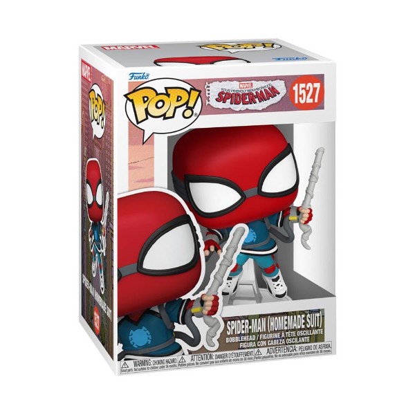 Marvel - Your Friendly Neighborhood Spider-Man - Spider-Man (Homemade Suit) Pop! Vinyl Figure - Packshot 2