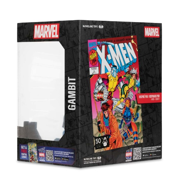 Marvel Gambit 1:10th Scale Collectible with Scene (X-MEN #1) - Packshot 3