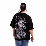 Magic: the Gathering - Monochrome Icons Oversized T-Shirt - Packshot 4