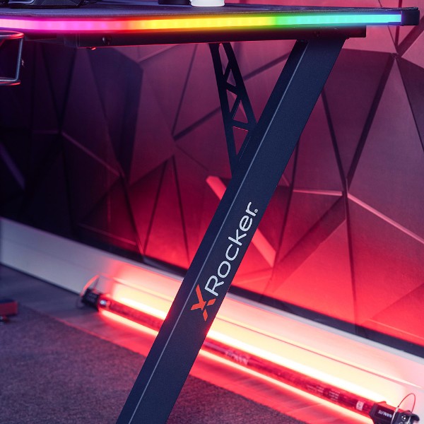 X Rocker Pulsar RGB XL Gaming Desk - Packshot 3