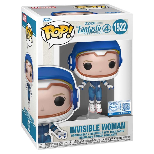 Marvel - The Fantastic Four: First Steps - Invisible Woman in Space Pop! Vinyl Figure - Packshot 2