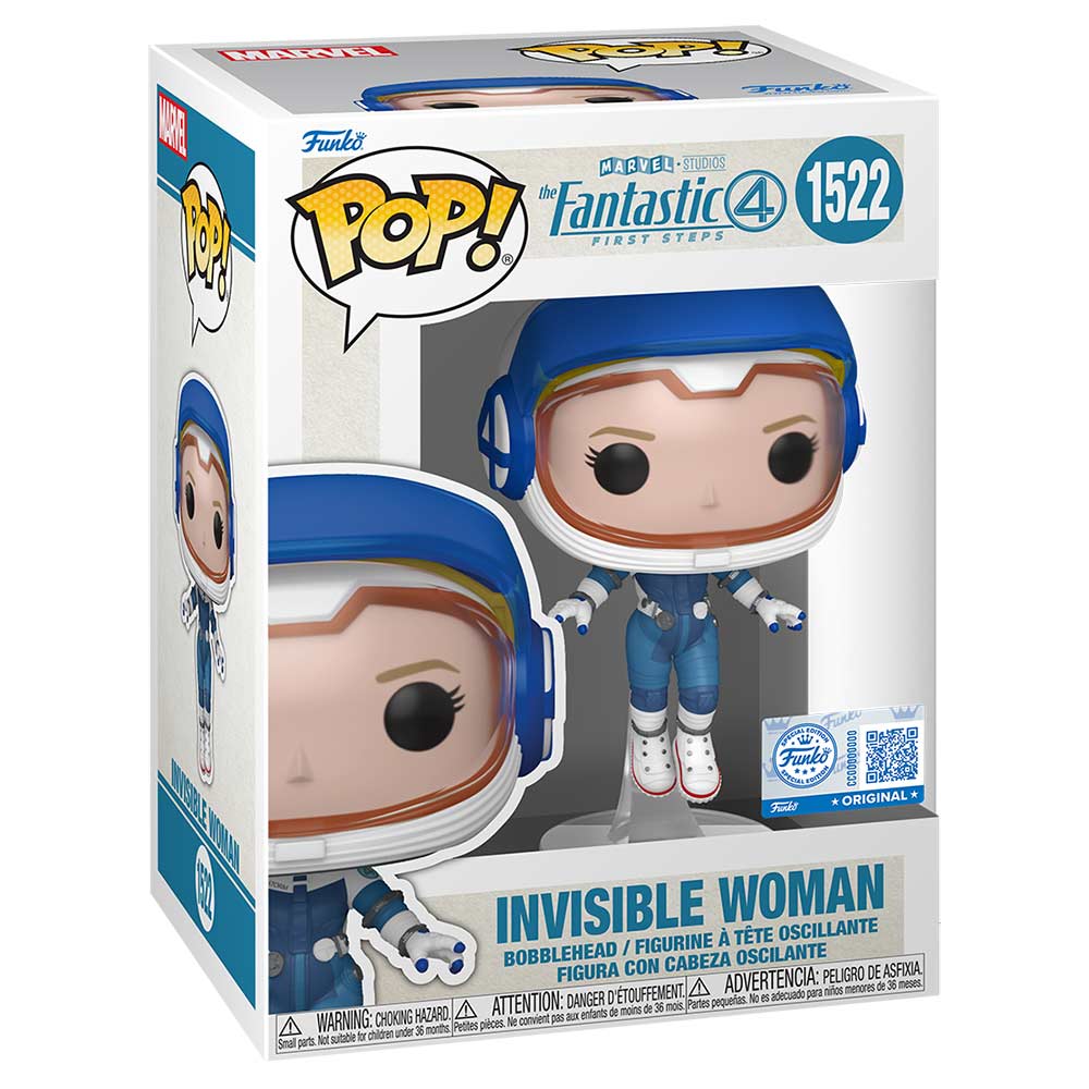 Marvel - The Fantastic Four: First Steps - Invisible Woman in Space Pop! Vinyl Figure - Packshot 2