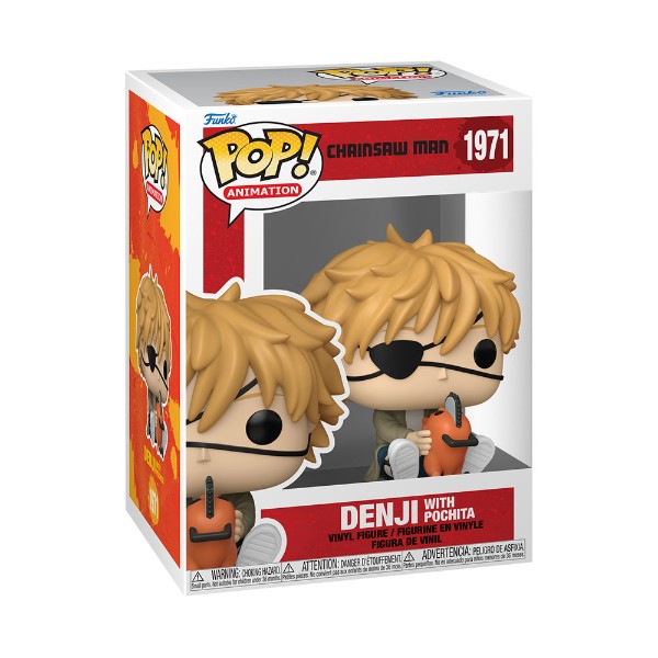 Chainsaw Man - Denji (with Pochita) Pop! Vinyl Figure - Packshot 2