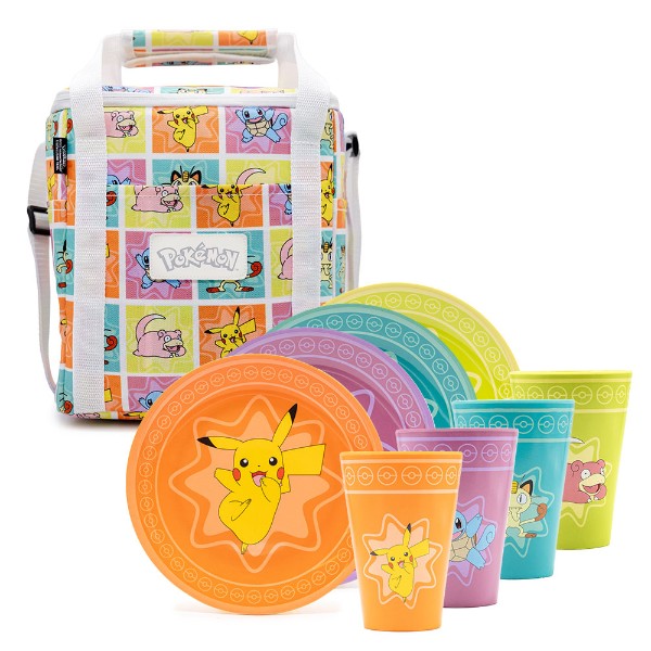 Pokemon - Kanto Favourites Picnic 4-Piece & Picnic Bag - Packshot 1