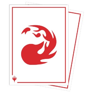Magic: The Gathering - TCG - ULTRA PRO Mana 8 105ct Apex Deck Protector Sleeves - Mountain