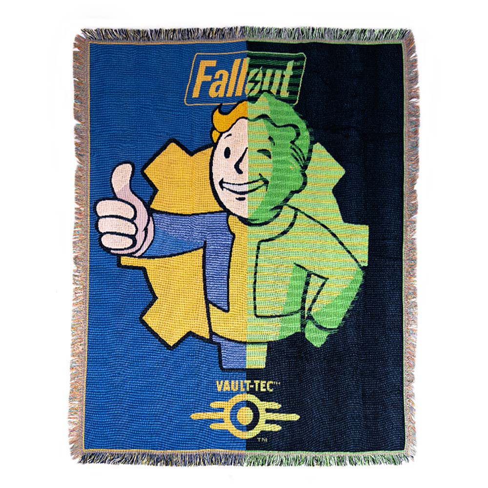 Fallout - Vault Boy Woven Blanket - Things For Home - ZiNG Pop Culture