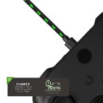 4Gamers - XBOX Wireless Controller Twin Play & Charge High Capacity Battery Packs - Black - Packshot 6