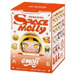 POP MART - Mega 100% Space Molly x Emoji Blind Box (Single Box)
