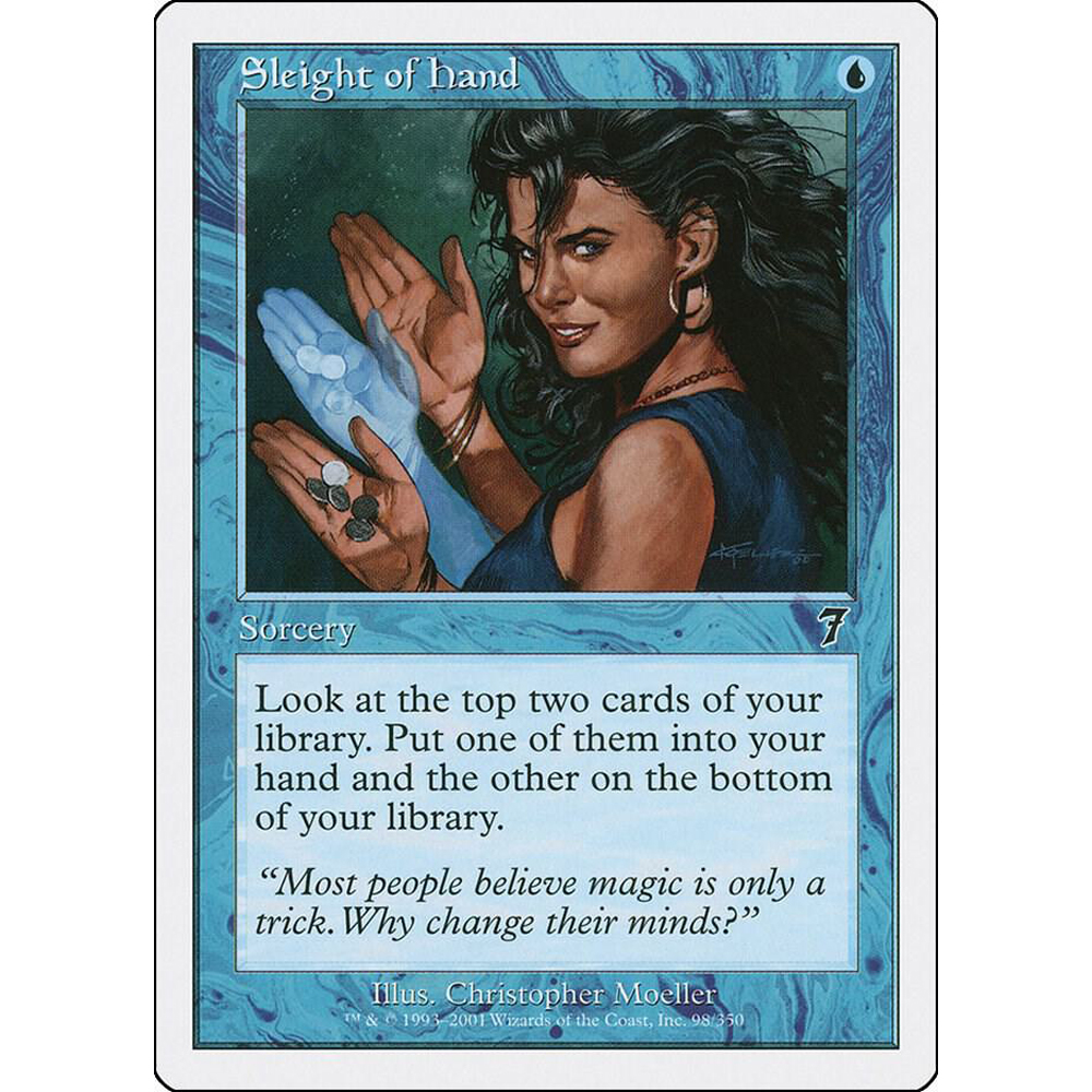 Magic: The Gathering - TCG - 7th Edition - Sleight of Hand