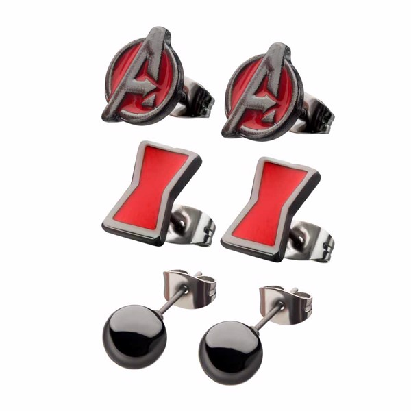 Marvel - Black Widow - 3 Pack Earrings - Packshot 2