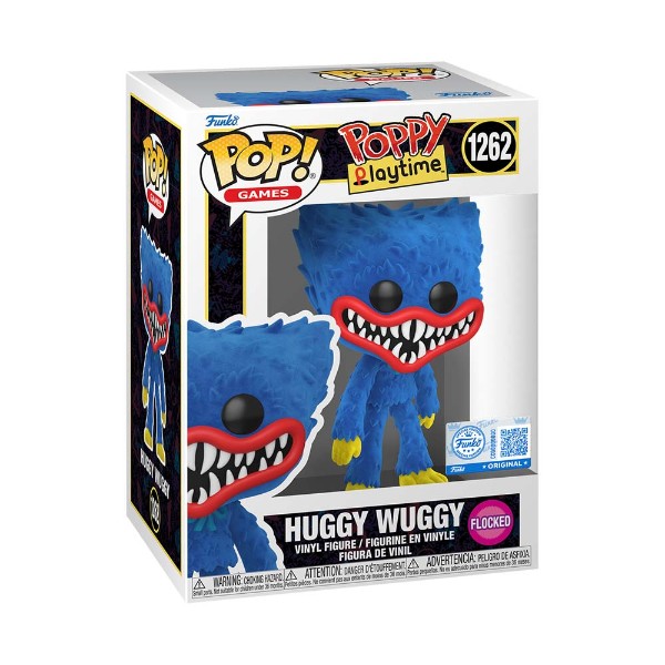 Poppy Playtime - Huggy Wuggy Flocked Pop! Vinyl Figure - Packshot 2