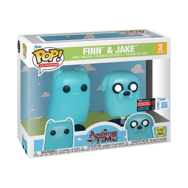 Adventure Time - Ghost Finn & Ghost Jake (2026 Fall Convention Exclusive) Pop! Vinyl Figure 2-Pack - Packshot 3