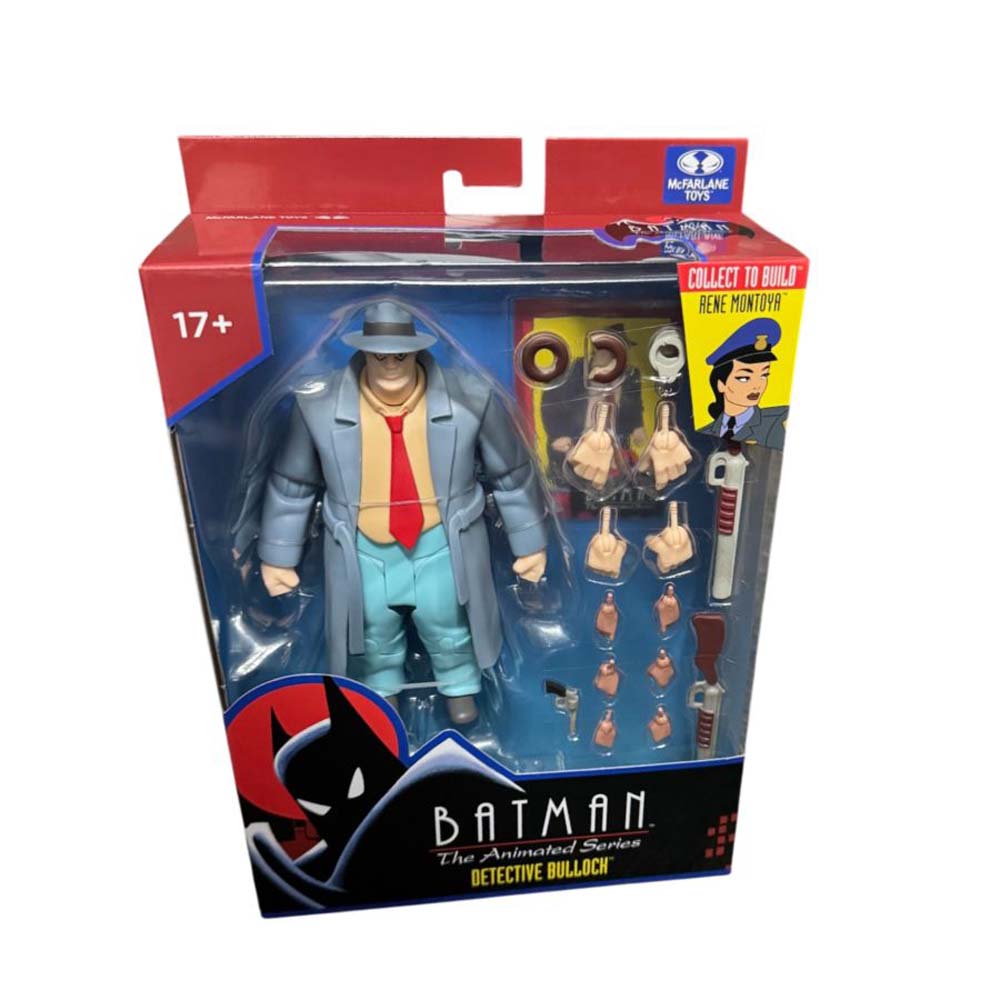 DC Multiverse - Batman: The Animated Series (1992) - Detective Harvey Bullock 6" Action Figure (Renee Montoya Build-A-Figure) - Packshot 3