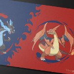 Pokemon - TCG - ULTRA PRO Mega Charizard X & Mega Charizard Y Playmat - Packshot 3