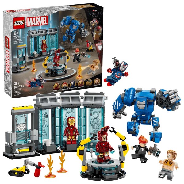 Marvel - Iron Man - LEGO Iron Man's Laboratory: Hall of Armor #76315 - Packshot 6