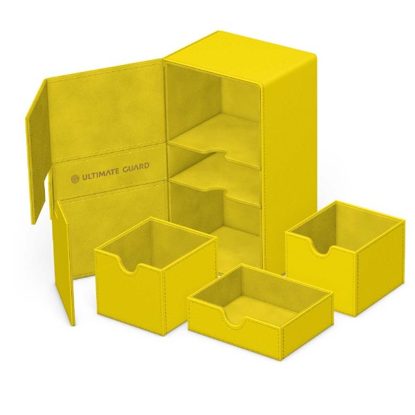Ultimate Guard TCG - XenoSkin Twin Flip'n'Tray Deck Case 200+ Deck Box 2025 Summer Edition - Dandelion - Packshot 3