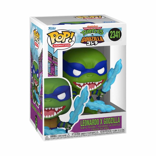 Teenage Mutant Ninja Turtles x Godzilla – Leonardo x Godzilla Pop! Vinyl Figure - Packshot 2