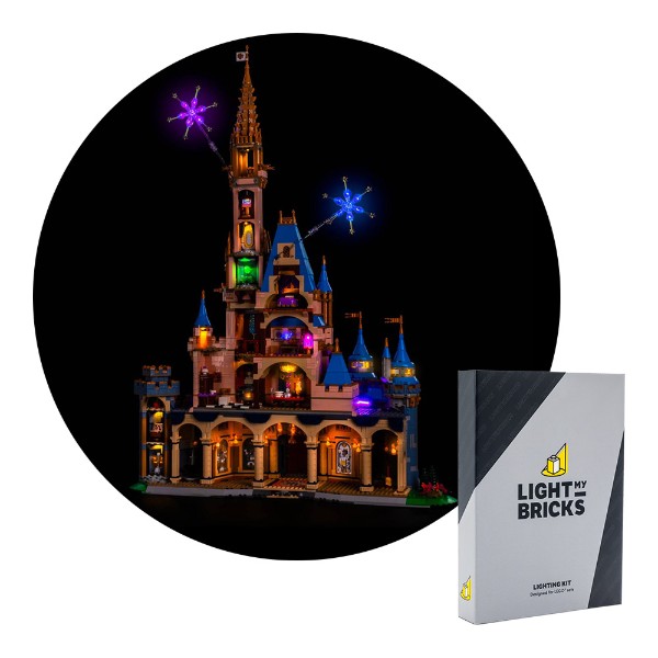 Light My Bricks Disney Castle (LEGO #43222) Light Kit Toys and