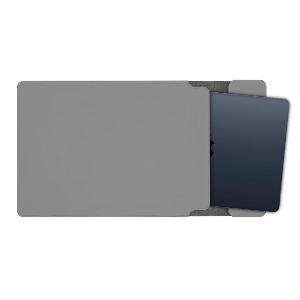 Laser Wireless Charging Laptop Sleeve Up to 16 Inch - Grey - Packshot 4