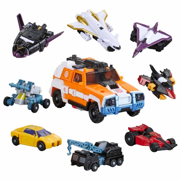 Transformers - Powerlinx Red Alert and 8 Mini-Con Action Figure Set - Packshot 2