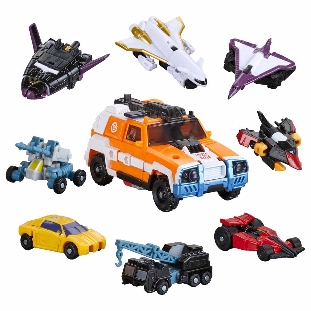 Transformers - Powerlinx Red Alert and 8 Mini-Con Action Figure Set - Packshot 2