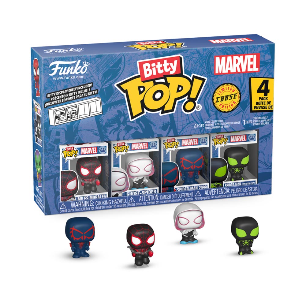 Marvel - Spider-Man Variants Bitty Pop! Vinyl 4-Pack - Packshot 1