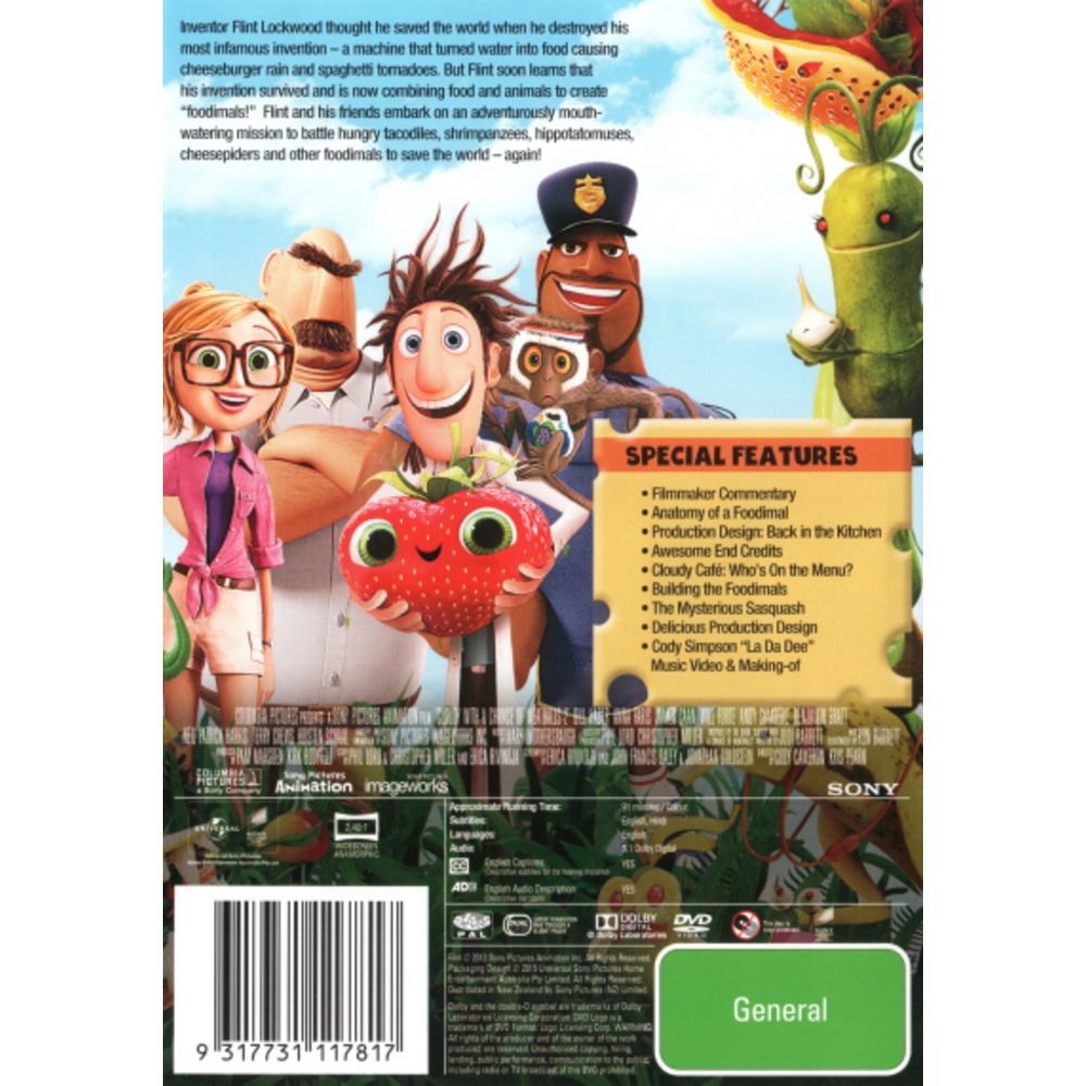 Cloudy with a Chance of Meatballs 2 - Packshot 2