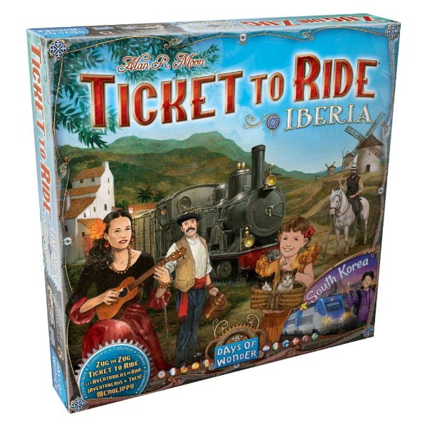 Ticket to Ride - Iberia & South Korea Board Game Expansion - Packshot 1