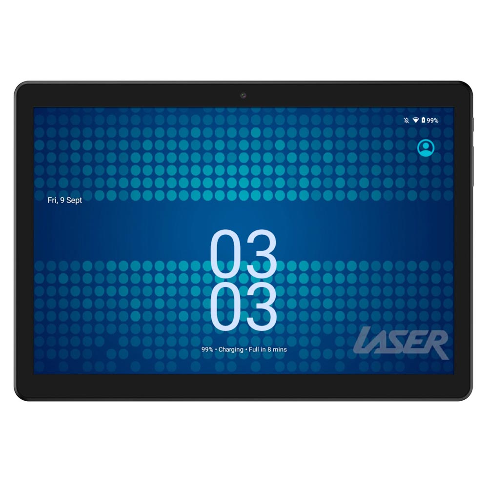Laser 10" IPS Android Tablet 32GB WiFi - Black - Packshot 3