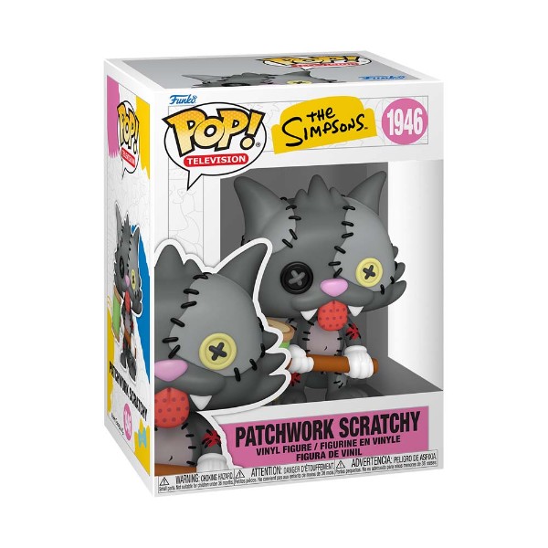 The Simpsons - Patchwork Scratchy Pop! Vinyl Figure - Packshot 2
