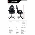 TTRacing Duo V3 Air Threads Fabric Gaming Chair - Dusk - Packshot 5