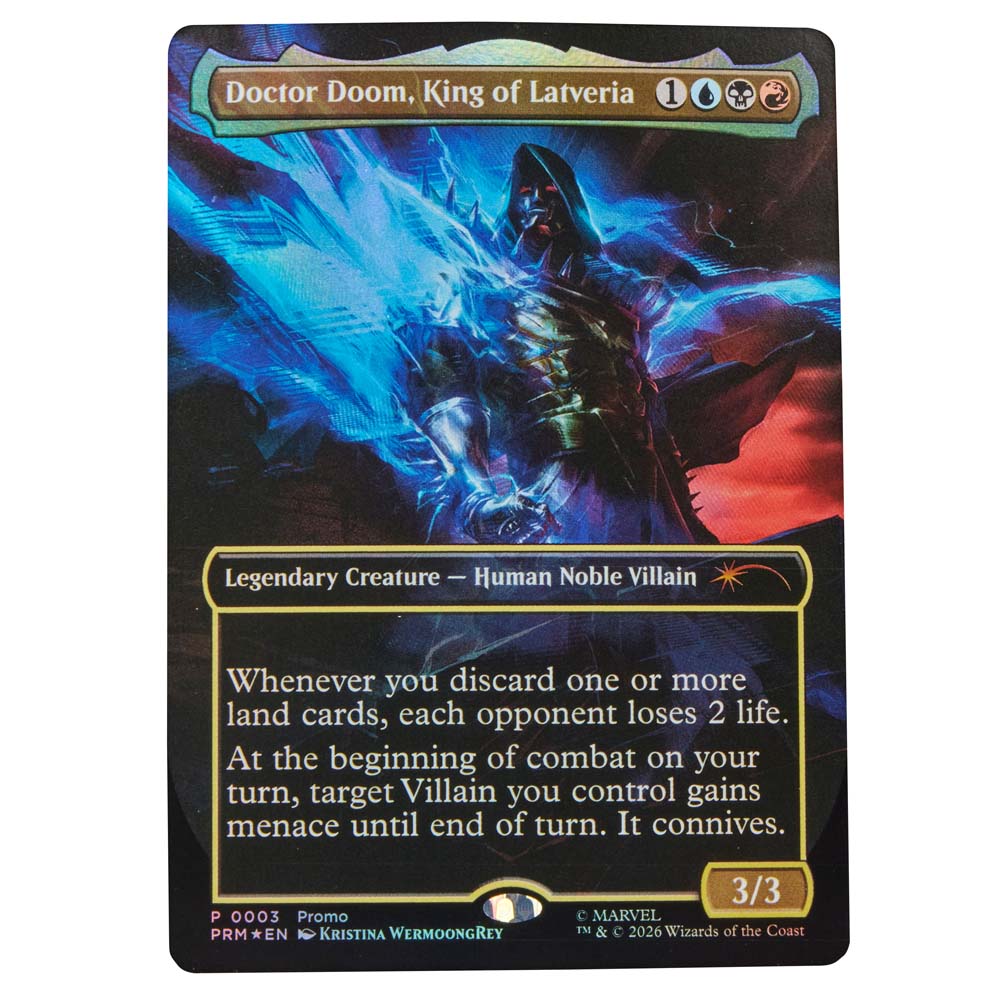 Marvel x Magic: The Gathering - Doctor Doom 2099 Marvel Legends Action Figure - Packshot 2