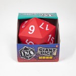 Jumbo D20 Foam Dice - Red - Packshot 2