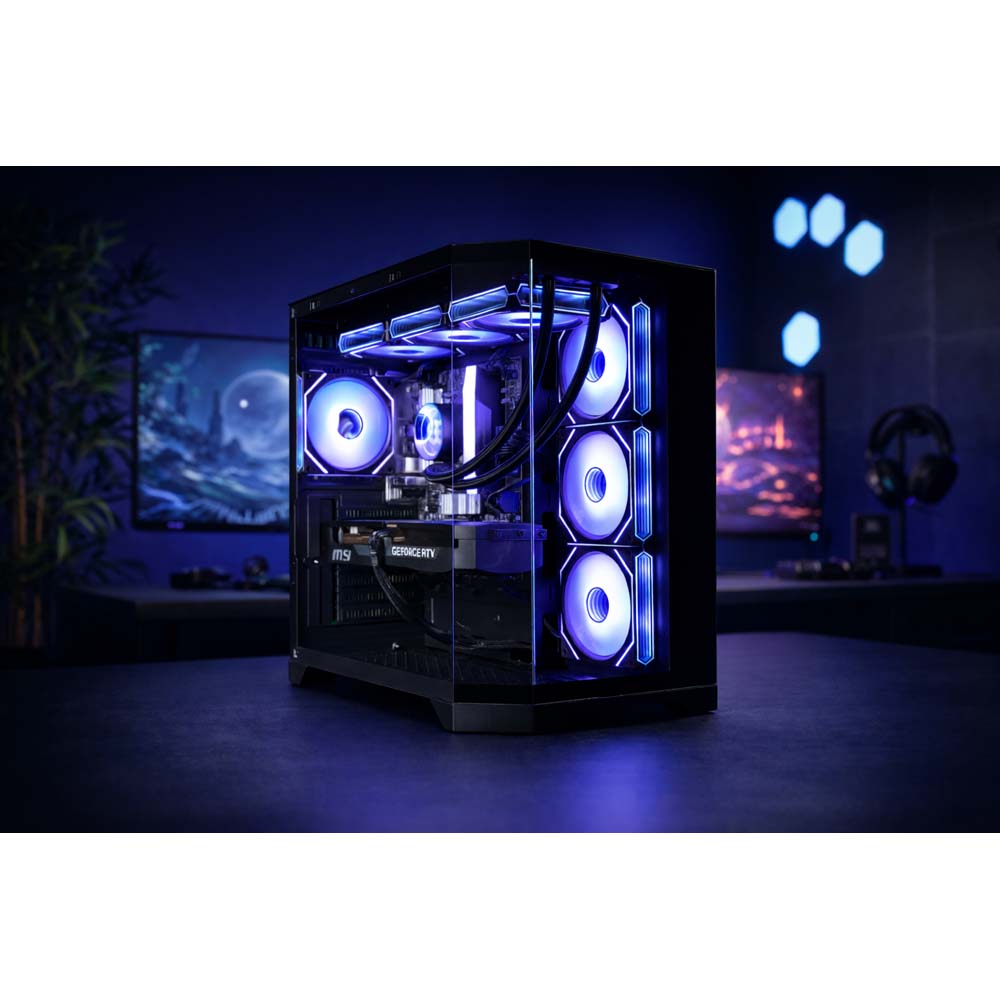 Evolve – SKY | 9070XT 16GB | Ryzen 7 7800X3D | 32GB DDR5 | Eclipse Case Gaming PC - Packshot 2