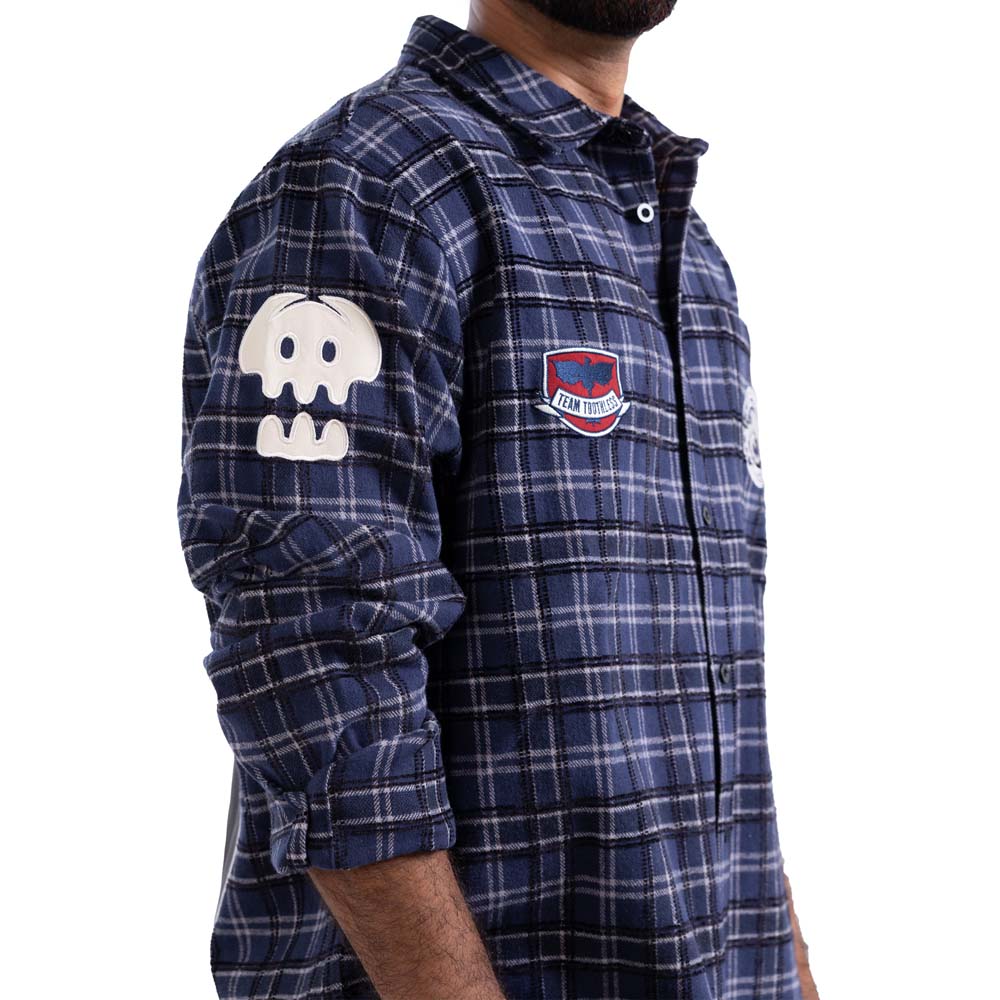 How to Train Your Dragon - Night Fury Flannel Long-Sleeve Shirt - Packshot 4