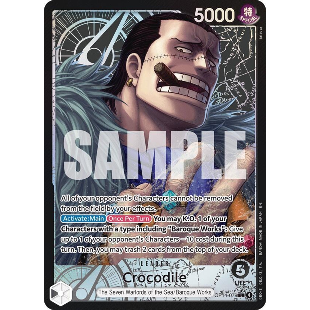 One Piece - TCG - The Azure Sea's Seven - Crocodile (Alternate Art