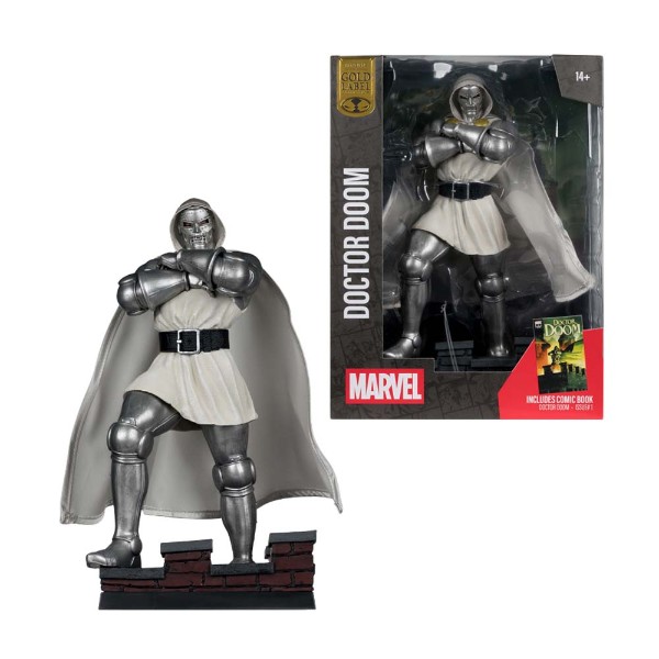 Marvel - Doctor Doom (Future Foundation) Gold Label 1/6th Scale Figure with Comic Book - Packshot 5