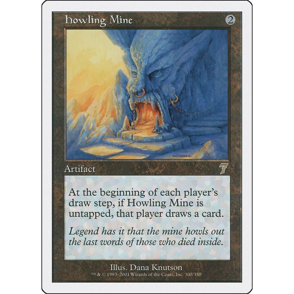 Magic: The Gathering - TCG - 7th Edition - Howling Mine Foil 300