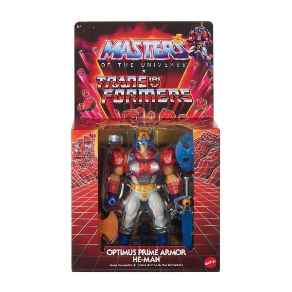 Masters of the Universe x Transformers - Optimus Prime Armor He-Man Origins Action Figure - Packshot 4