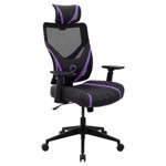 OneX GE300 Breathable Ergonomic Gaming Chair - Black/Violet - Packshot 2