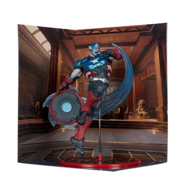Marvel Rivals -  Captain America 1/10th Scale Figure - Packshot 4