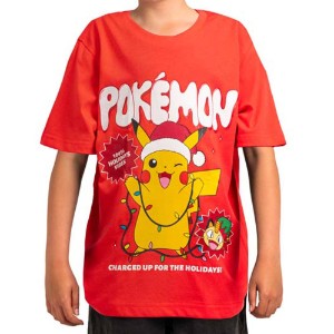 Pokemon - 100% Holiday Vibes Youth T-Shirt