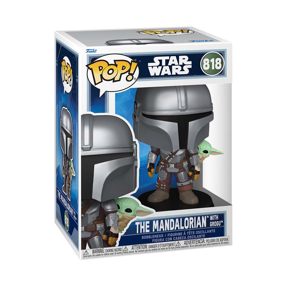 Star Wars - The Mandalorian & Grogu - The Mandalorian with Grogu Pop! Vinyl Figure - Packshot 2