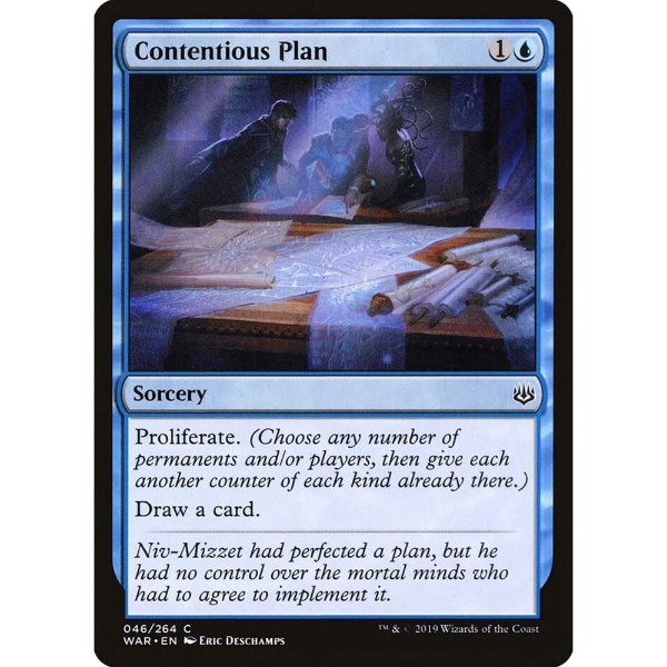 Magic: The Gathering - TCG - War of the Spark - Contentious Plan 46 - Packshot 1