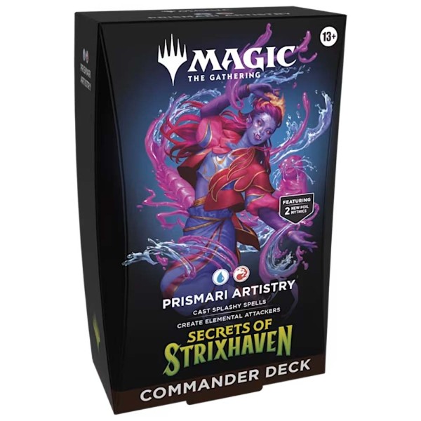 Magic: The Gathering - TCG - Secrets of Strixhaven Commander Deck - Prismari Artistry - Packshot 1