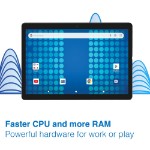 Laser 10" IPS Android Tablet 32GB WiFi - Black - Packshot 4